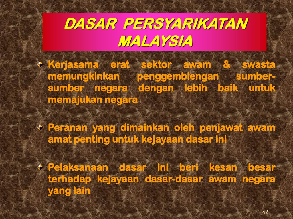 DASAR-DASAR UTAMA / DASAR AWAM NEGARA - ppt download