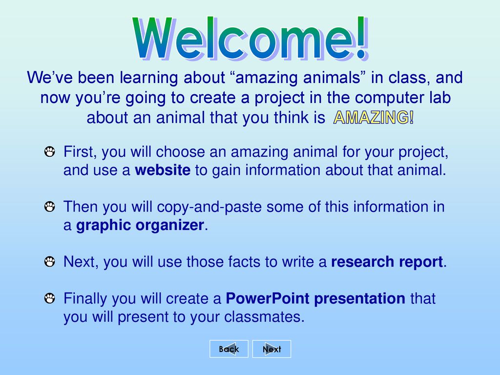 gain information about Amazing Animals - ppt download