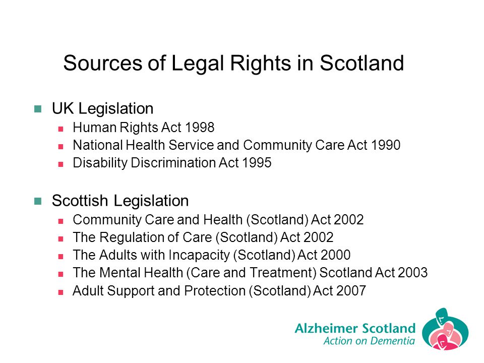 Sources of Legal Rights in Scotland