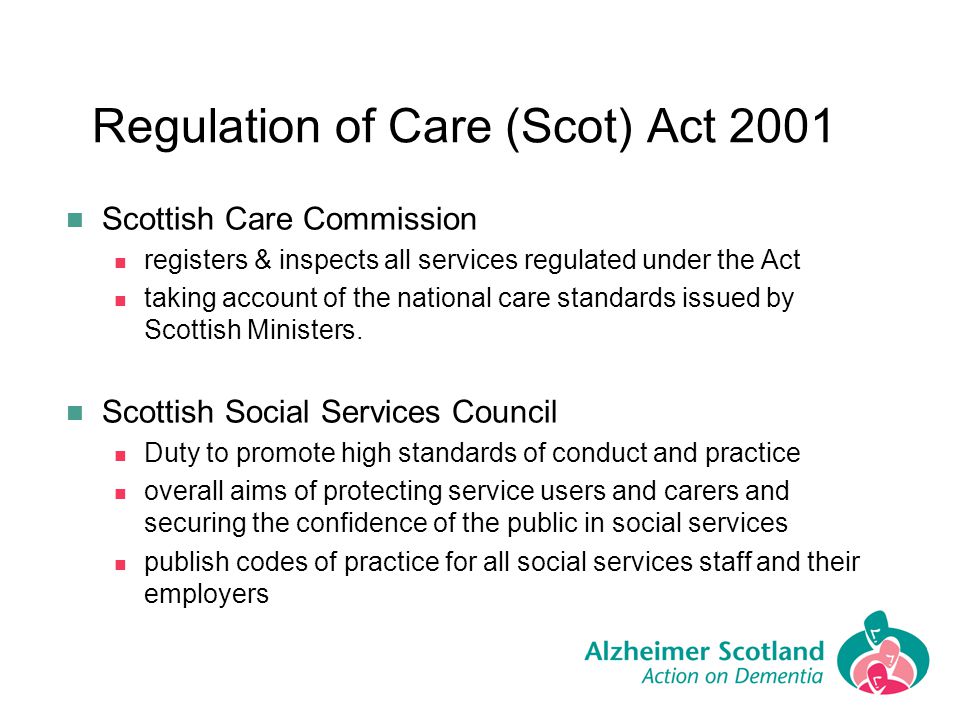 Regulation of Care (Scot) Act 2001