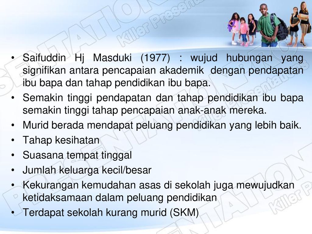 Ketaksamaan Peluang Pendidikan Ppt Download
