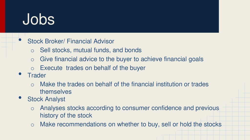 Is A Stock Broker A Financial Advisor