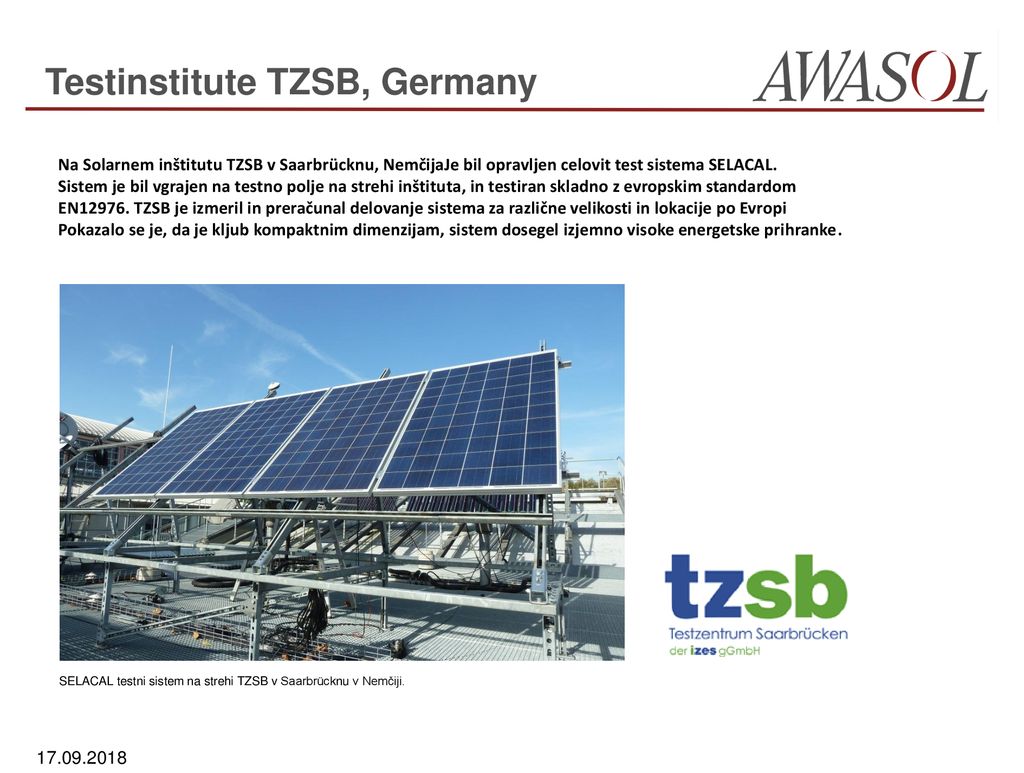 Testinstitute TZSB, Germany