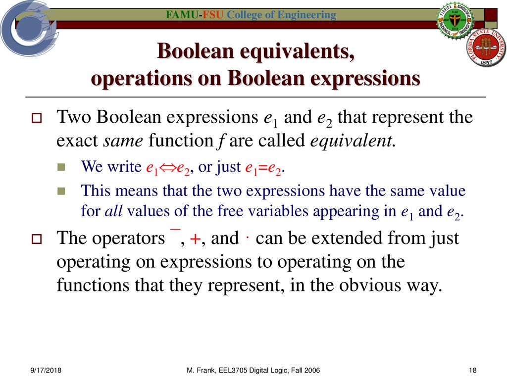 EEL 3705 / 3705L Digital Logic Design - ppt download