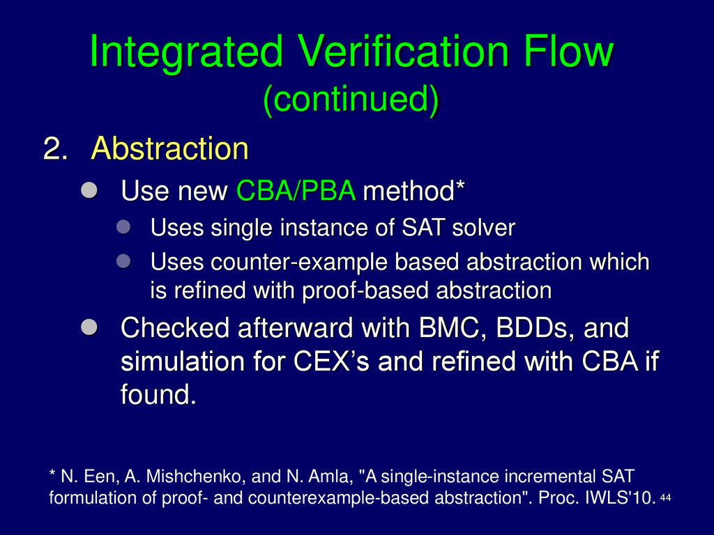 Bvsrc berkeley verification and synthesis research center uc berkeley