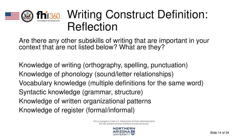 Assessing Writing Module 5 Activity ppt download