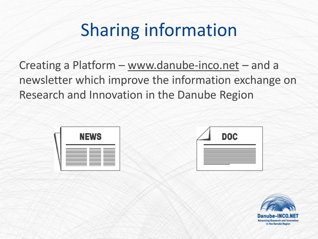 Sharing information