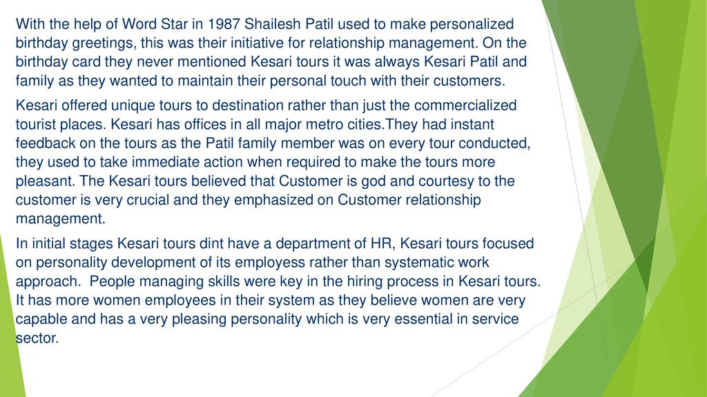 Mr Shailesh Patil Director Kesari Tours Ppt Download Kesari travels categorized as kesari travels group, specialized as travels and has 6 branches in mumbai. mr shailesh patil director kesari