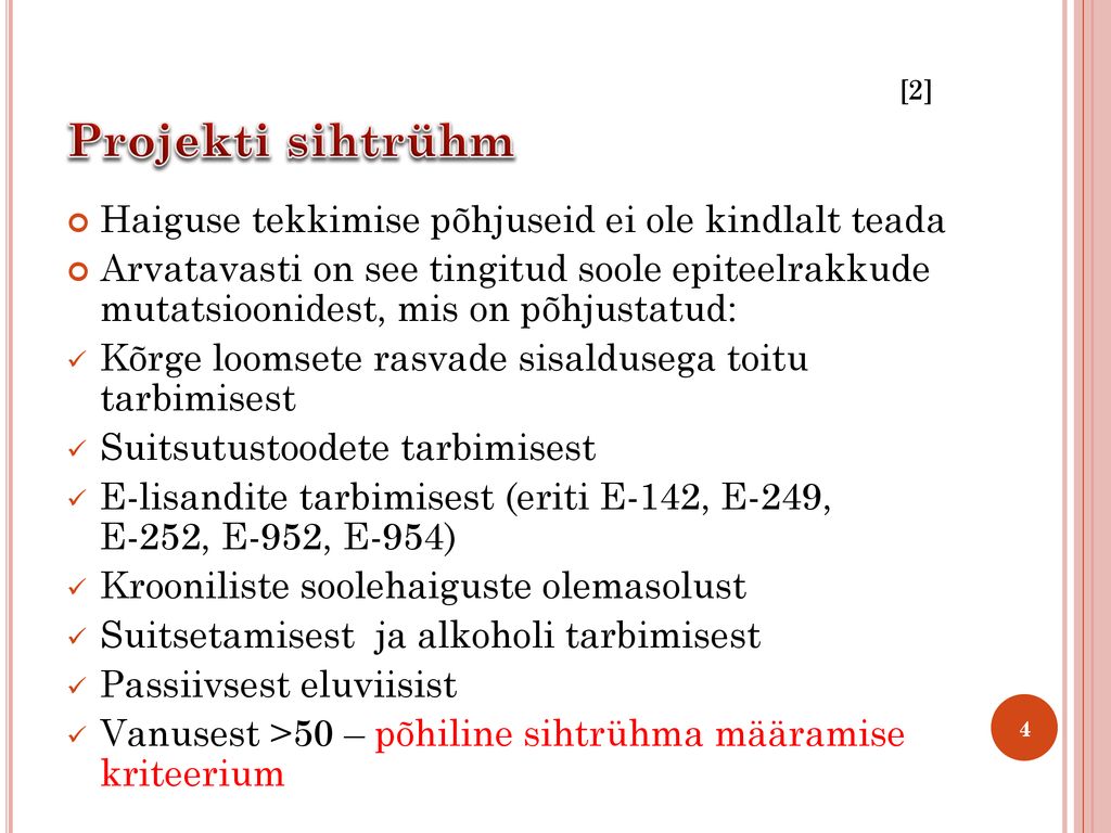 Kolorektaalvähki suremuse vähenemine Eestis - ppt download