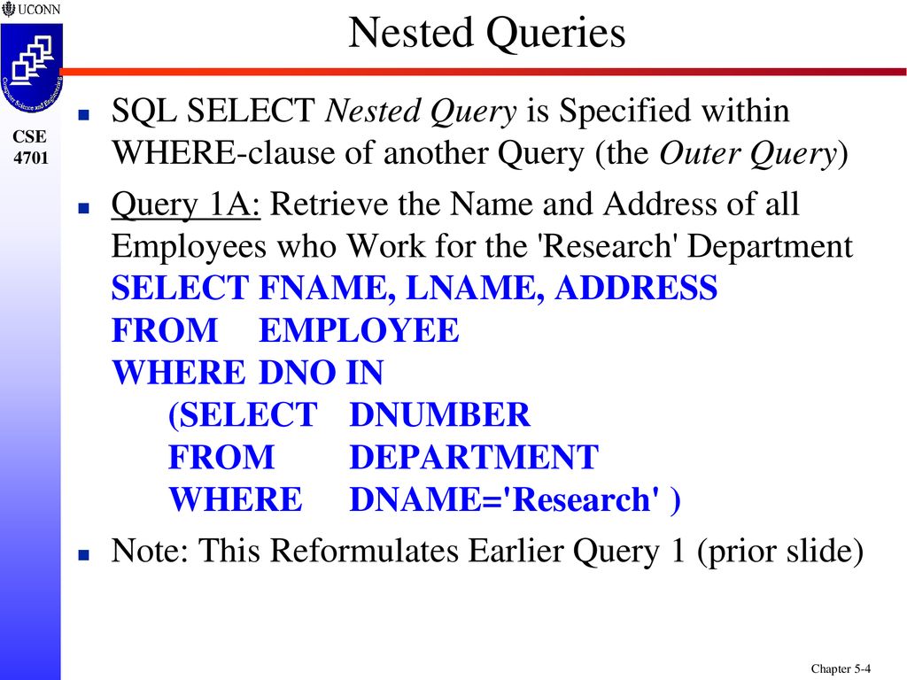 Chapter 5 6e 8 5e complex sql ppt download