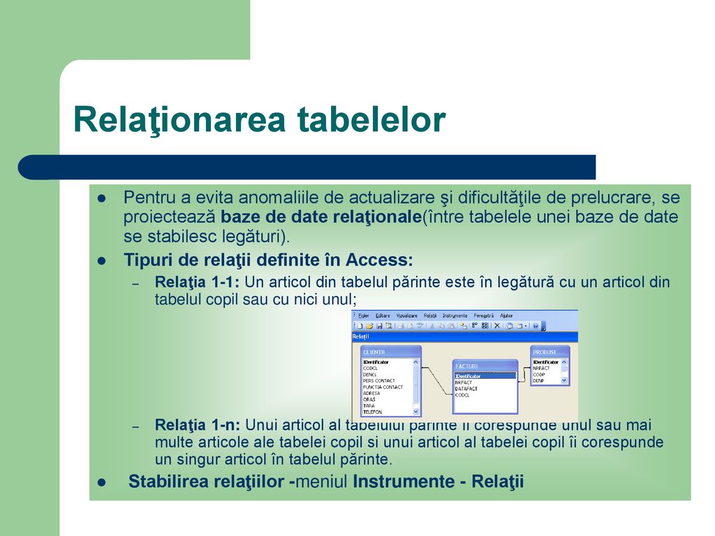 Baze de date cu Microsoft Access - ppt download