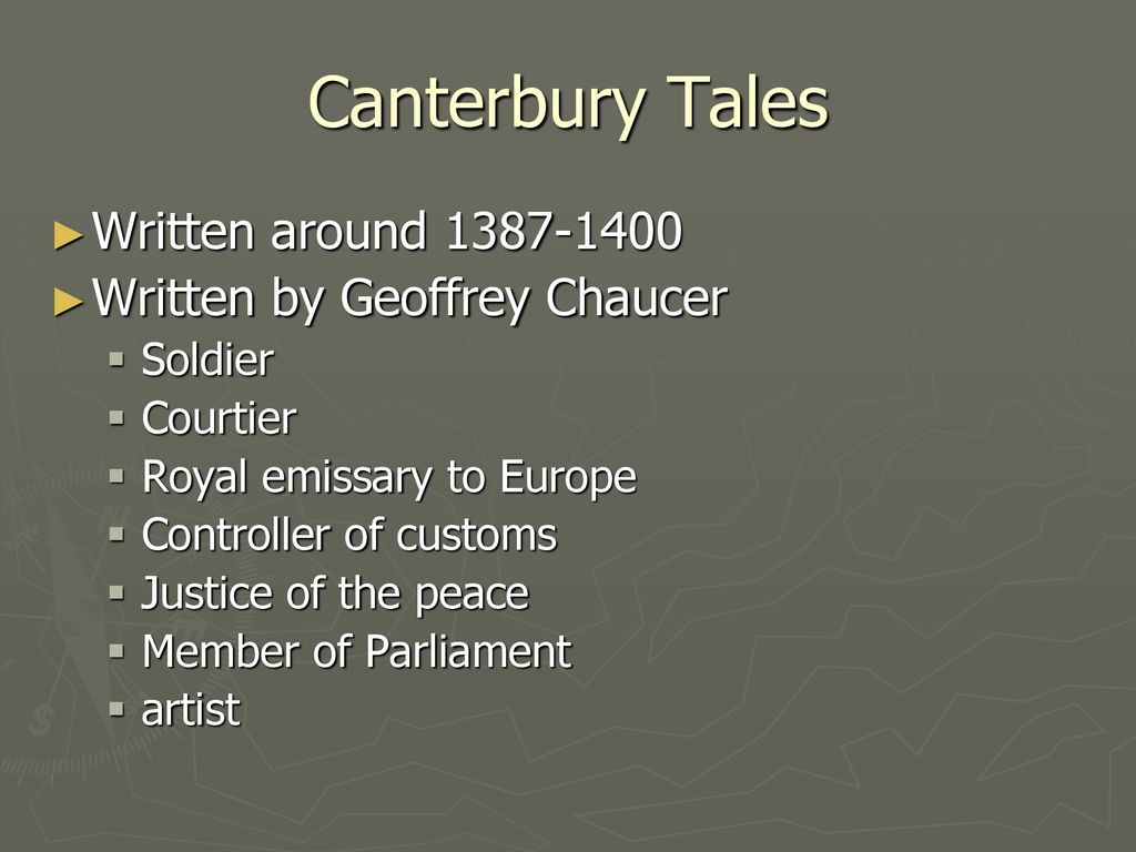 Реферат: The Canterbury Tales The Perfect Love Essay