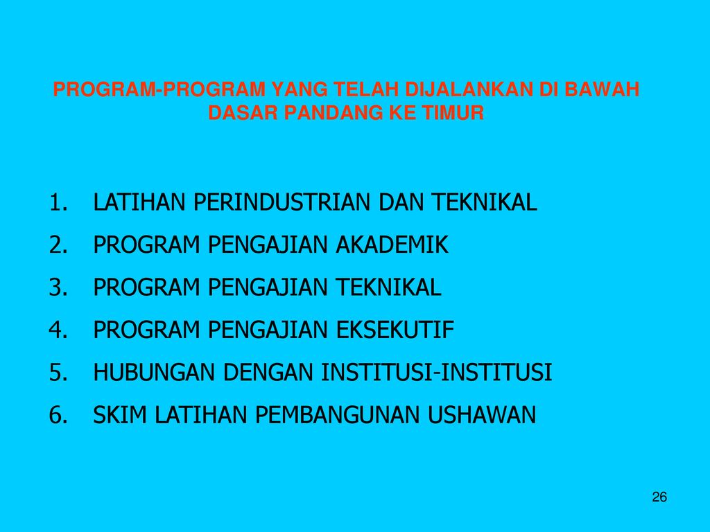 Dasar Pandang Ke Timur