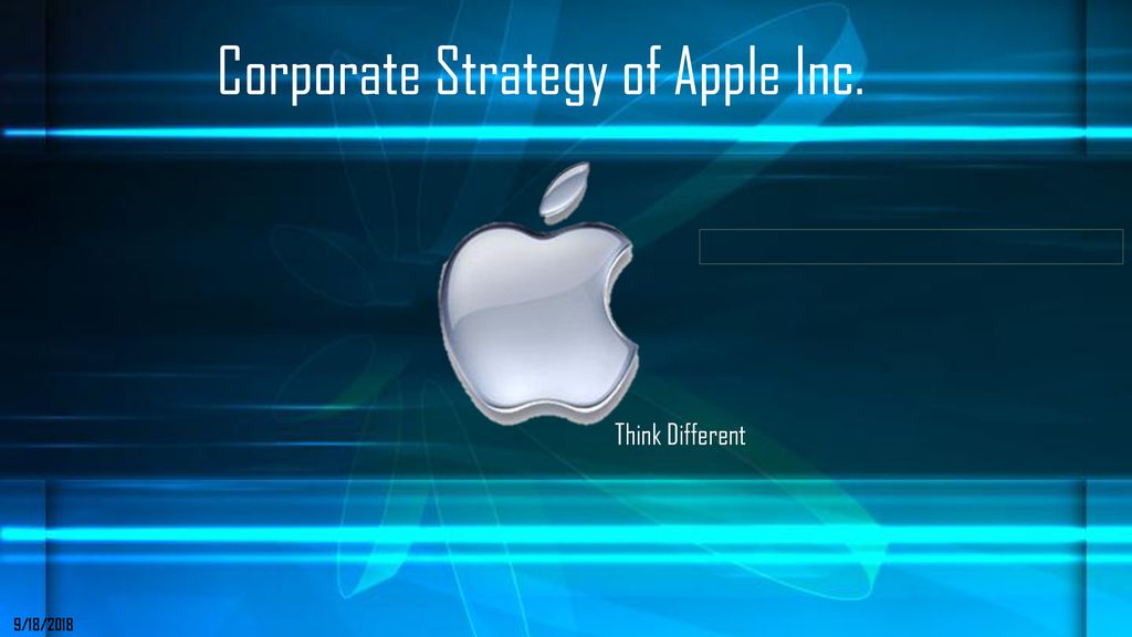 Corporate Strategy of Apple Inc.