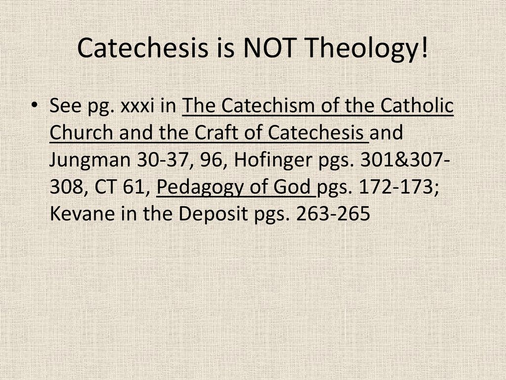 Evangelization & Catechesis - ppt download