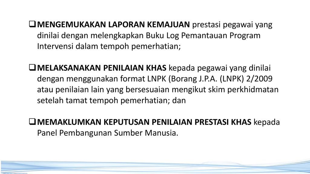 Garis Panduan Program Intervensi Bagi Tempoh Pemerhatian Ppt Download