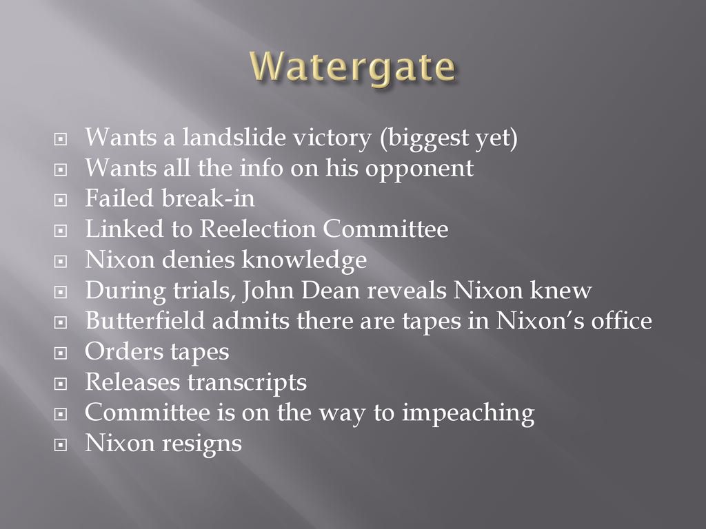 What do you know about Richard Nixon? - ppt download
