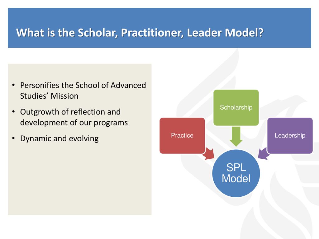 Scholar Practictioner Leader Model