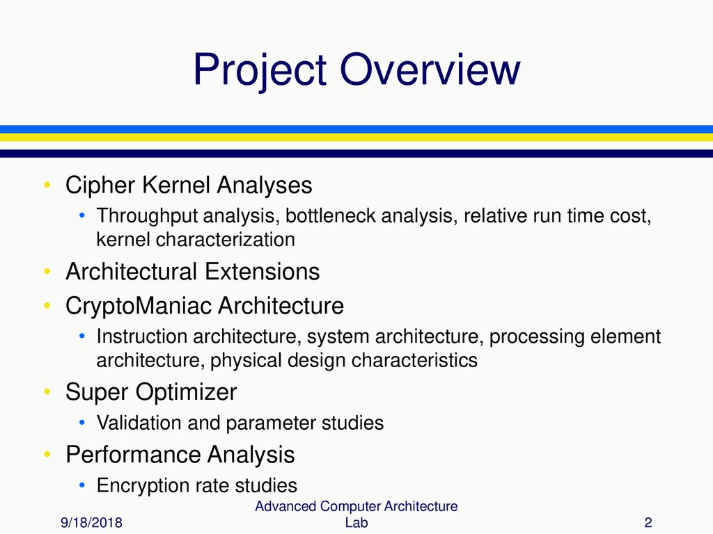 Master S Thesis Fast Flexible Architectures For Secure Communication Ppt Download