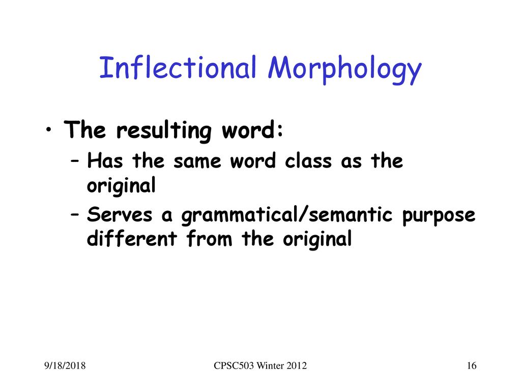 CPSC 503 Computational Linguistics - ppt download
