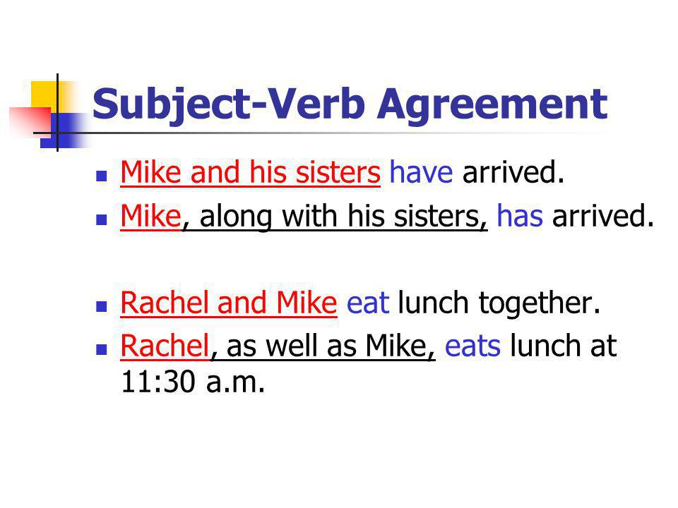 Subject Verb Agreement Ppt Video Online Download Subject Verb Agreement Ppt Video Online Download