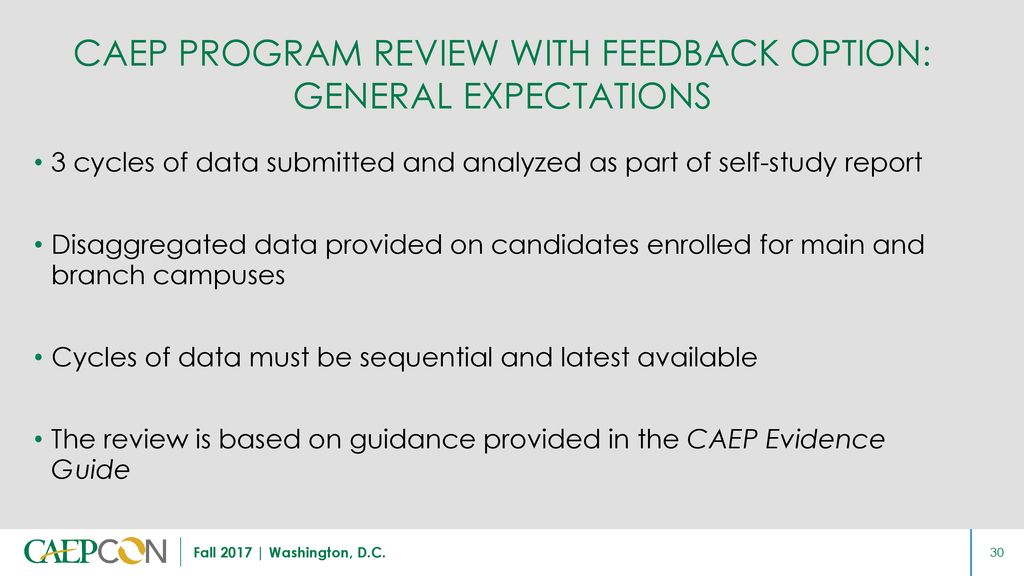 PROGRAM REVIEW AS PART OF THE CAEP ACCREDITATION PROCESS ppt download