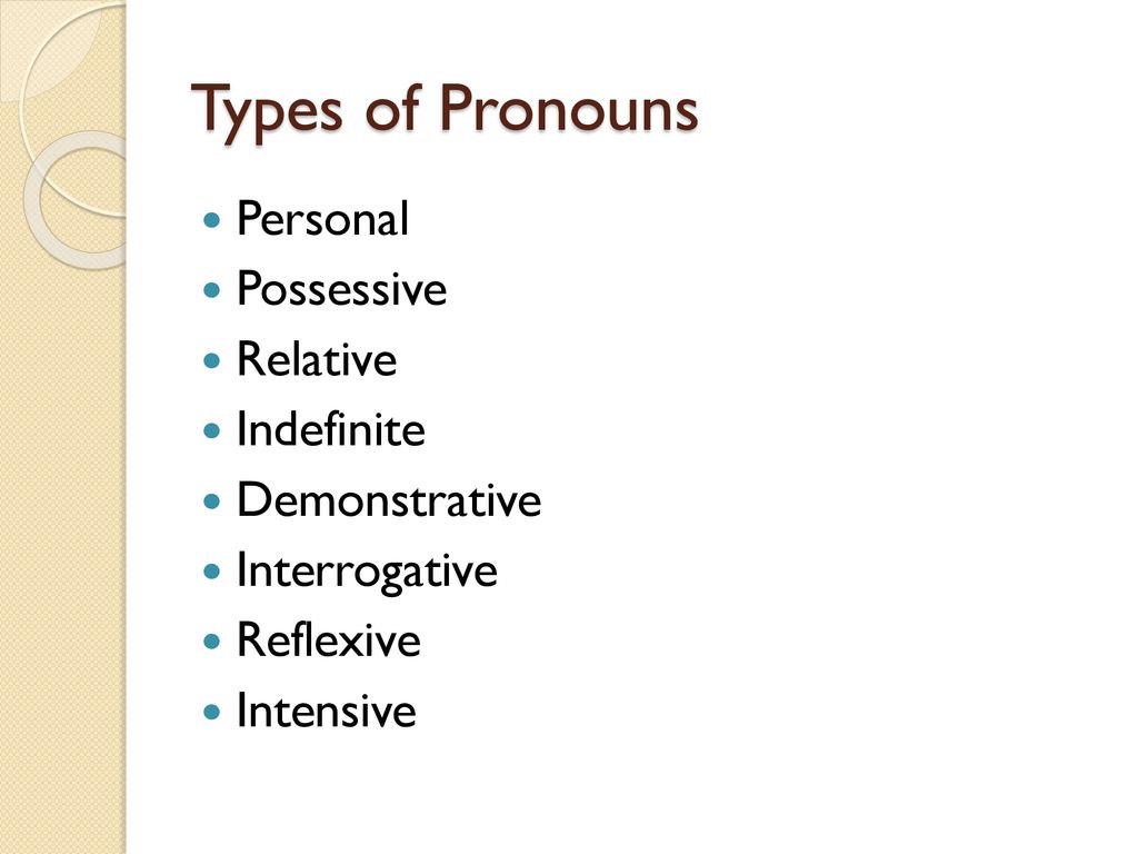 Parts of Speech Nouns/Pronouns. - ppt download