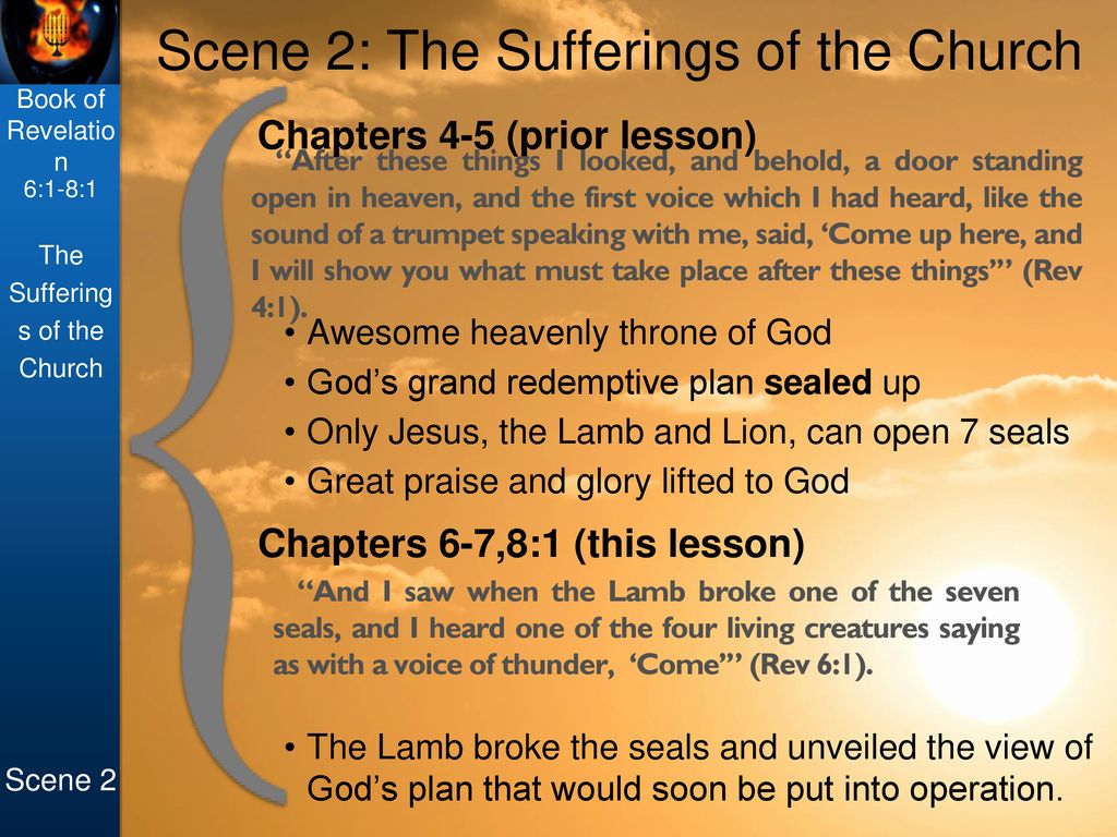 Scene 2: The Sufferings of the Church - ppt download