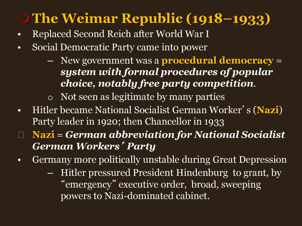 Germany Chapter 4 Germany RGV Adapted and simplified from Kesselman ...