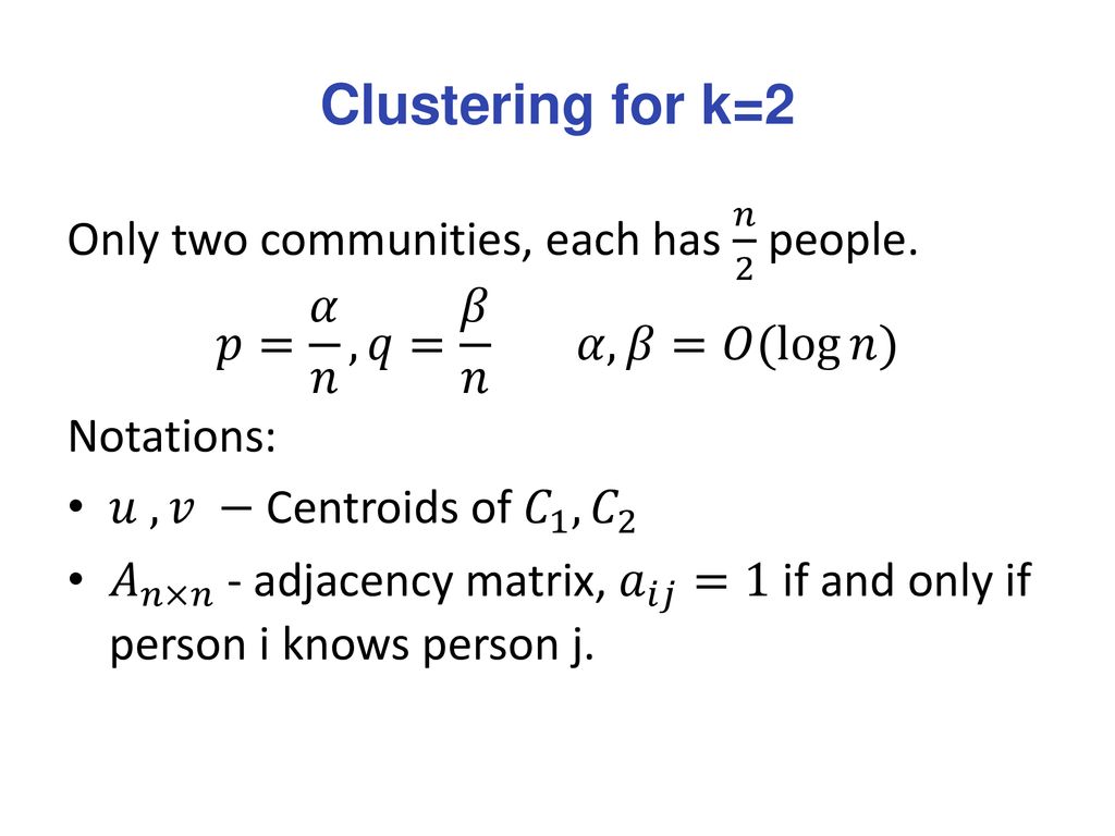 Spectral Clustering Ppt Download