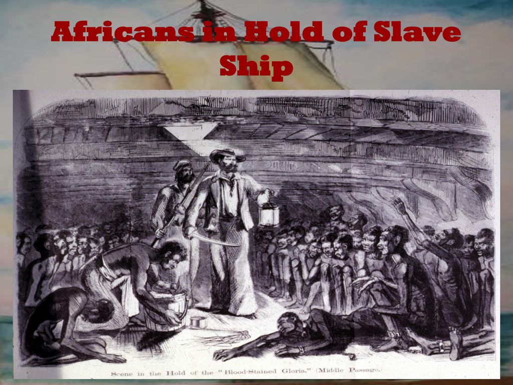 Africans in Hold of Slave Ship