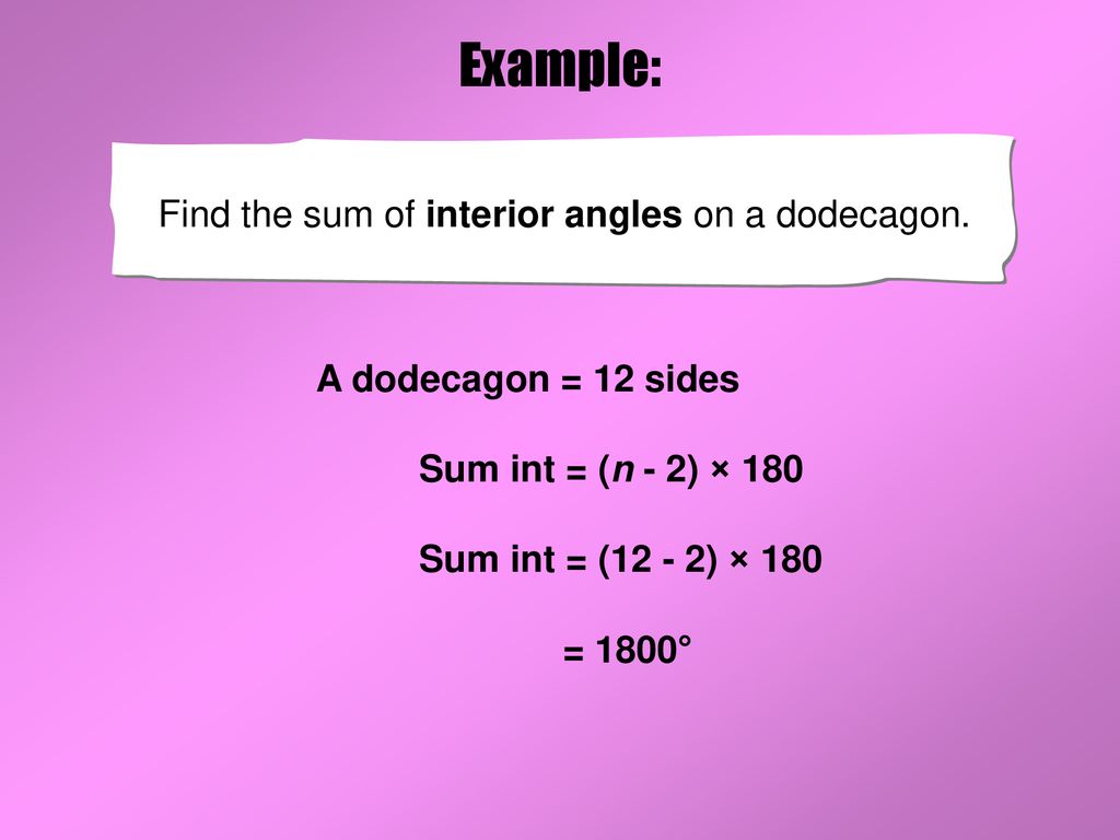 Angles In Polygons Ppt Download