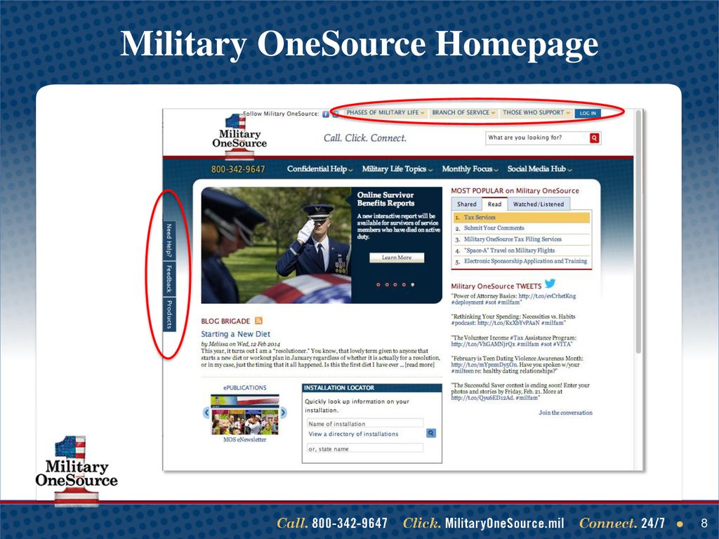 Military OneSource Extended - ppt download