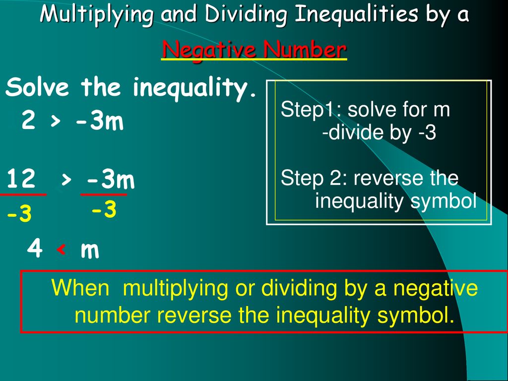 Solving Inequalities By Multiplying Or Dividing Ppt Download solving-inequalities-by-multiplying-or-dividing-ppt-download