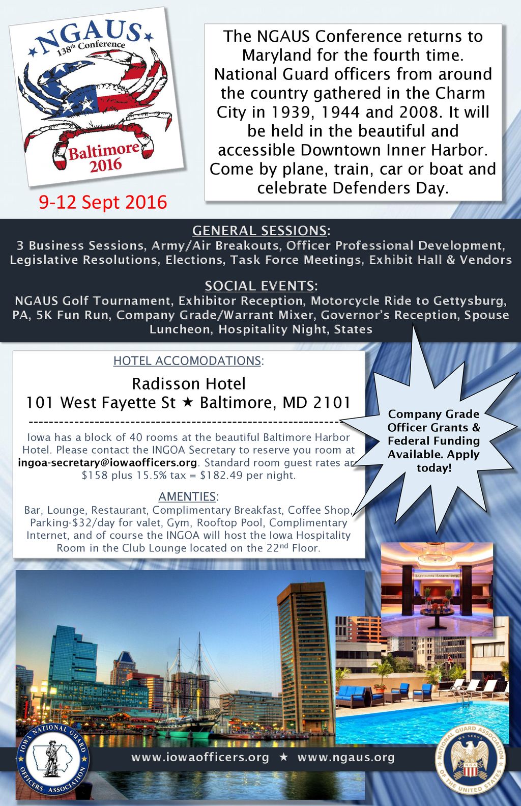 The NGAUS Conference returns to Maryland for the fourth time ppt download