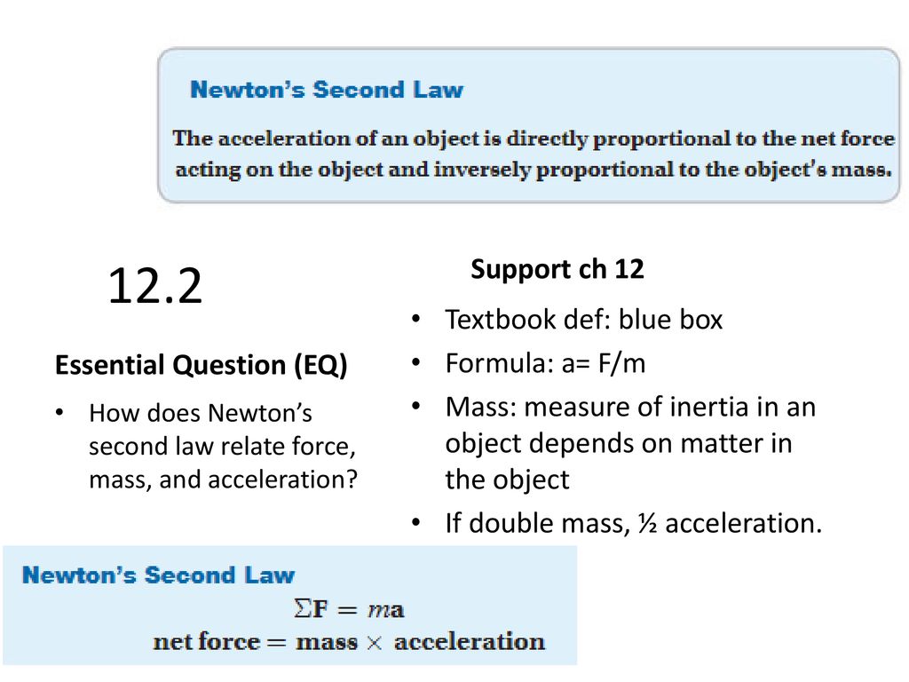 Ch 12forces and motion support from ch 12 evidence ppt download