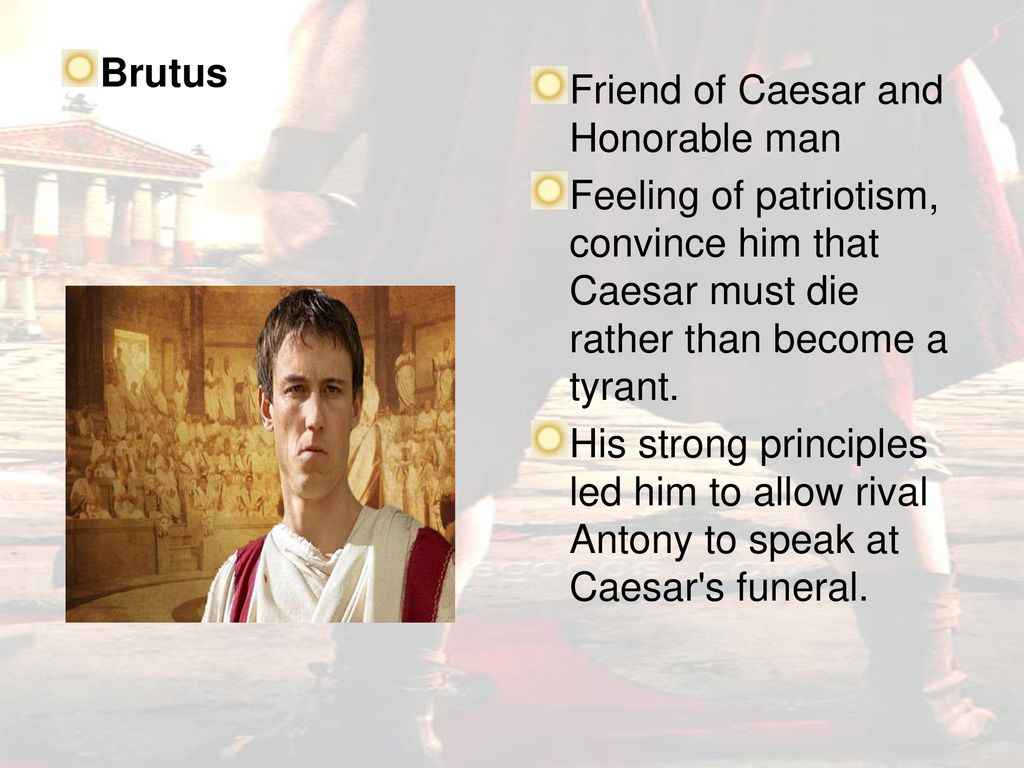 William Shakespeare wrote the play The Tragedy of Julius Caesar ppt