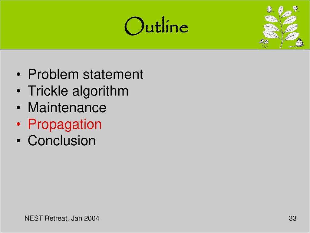 Trickle: Code Propagation and Maintenance - ppt download