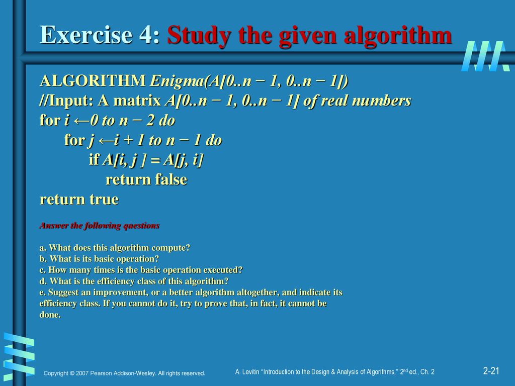 Chapter 2 Fundamentals Of The Analysis Of Algorithm Efficiency Ppt Download