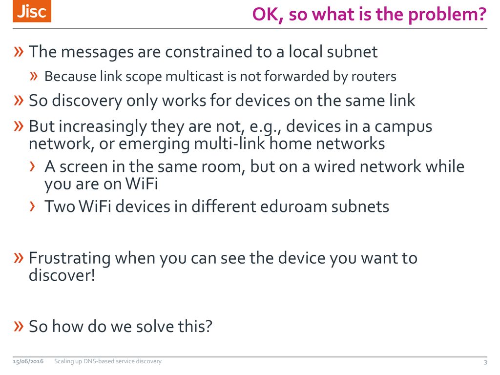 Scaling up dns based service discovery ppt download
