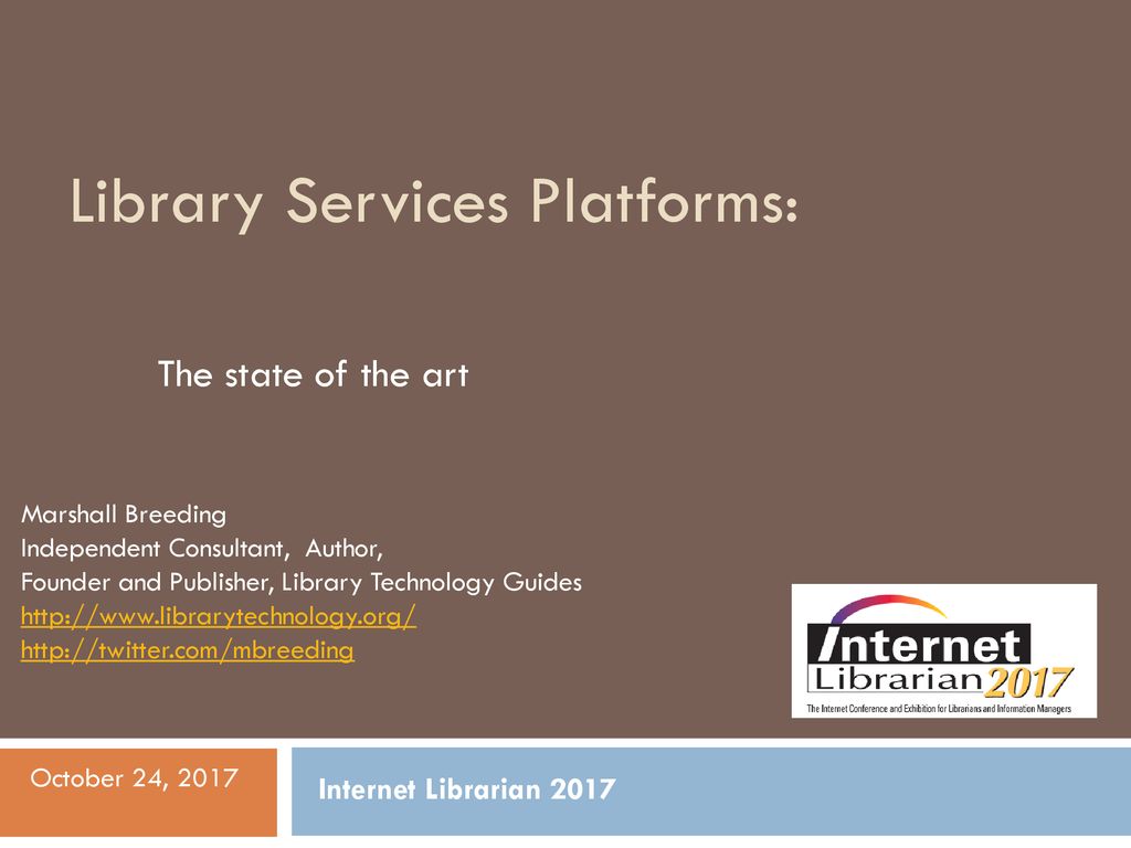 Library Services Platforms: