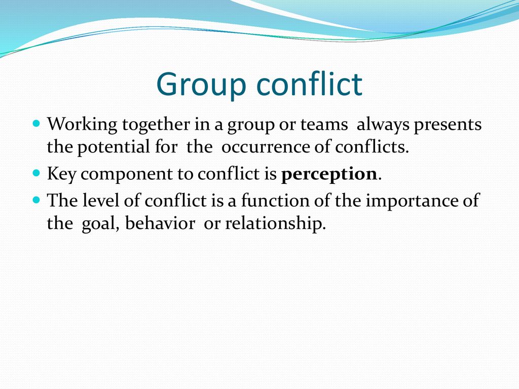 group conflict