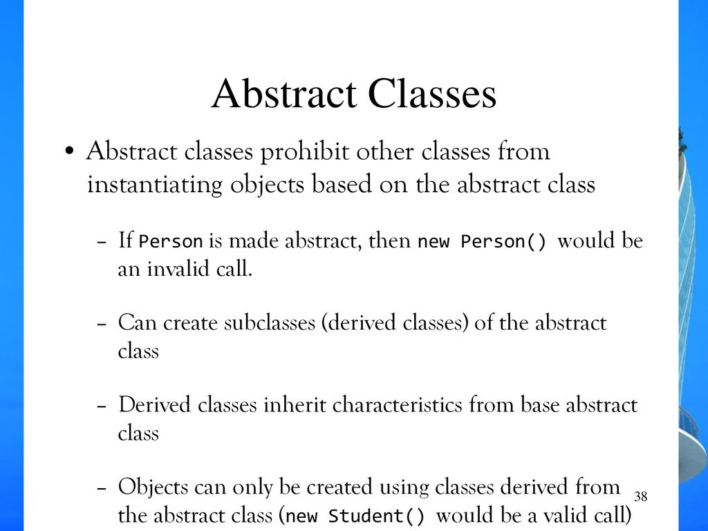 Advanced Object Oriented Programming Features Ppt Download