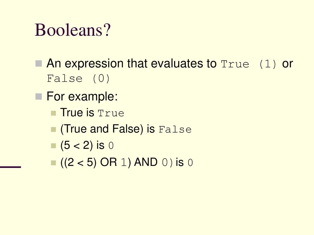 Testing Boolean Expressions - ppt download