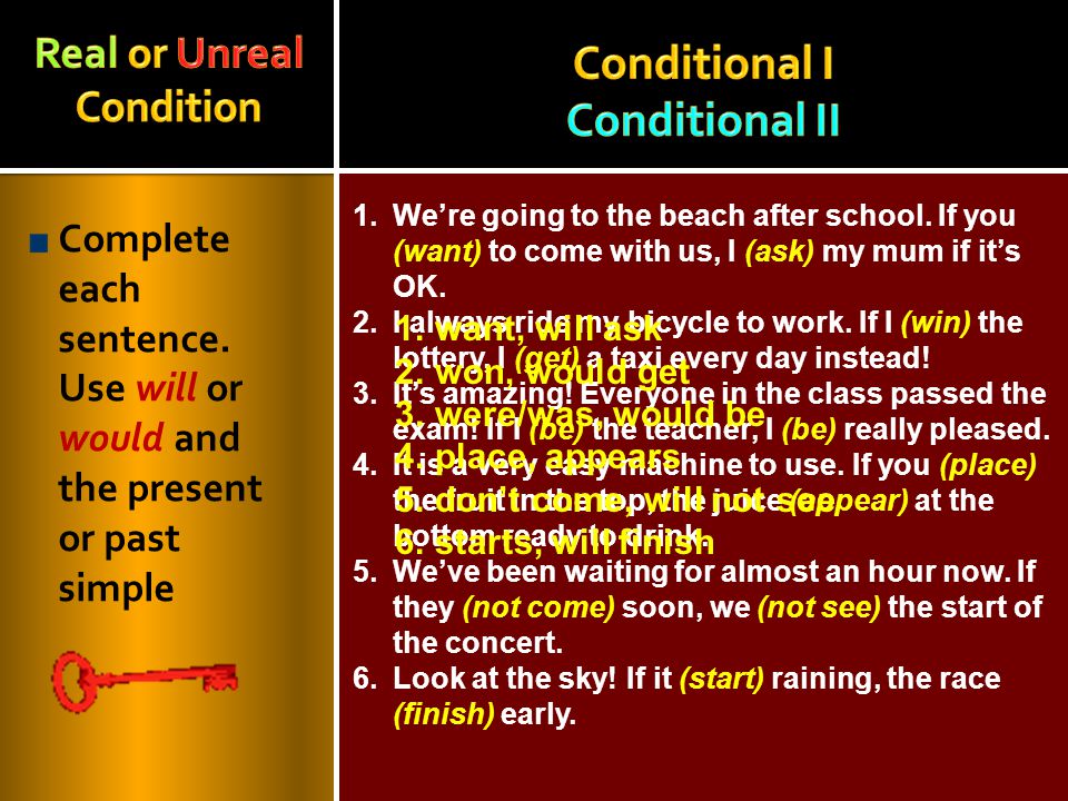 Conditionals 2 презентация