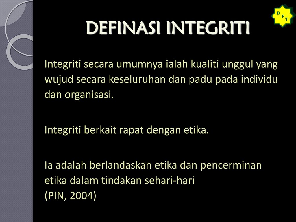 Integriti maksud