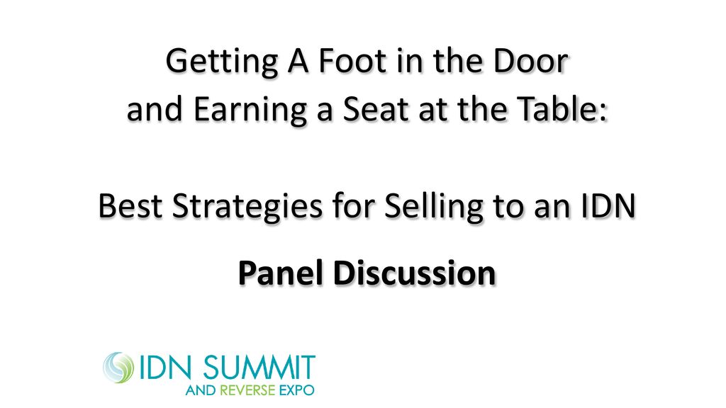 Getting A Foot In The Door And Earning A Seat At The Table
