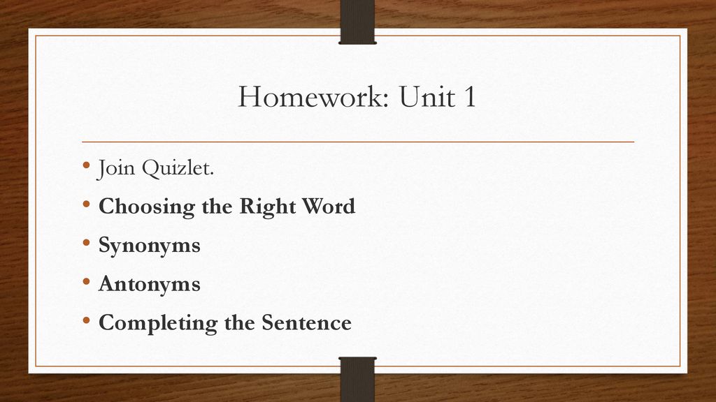 Vocabulary Workshop - Level A - Unit 10 - Definitions - Synonyms- Antonyms Flashcards