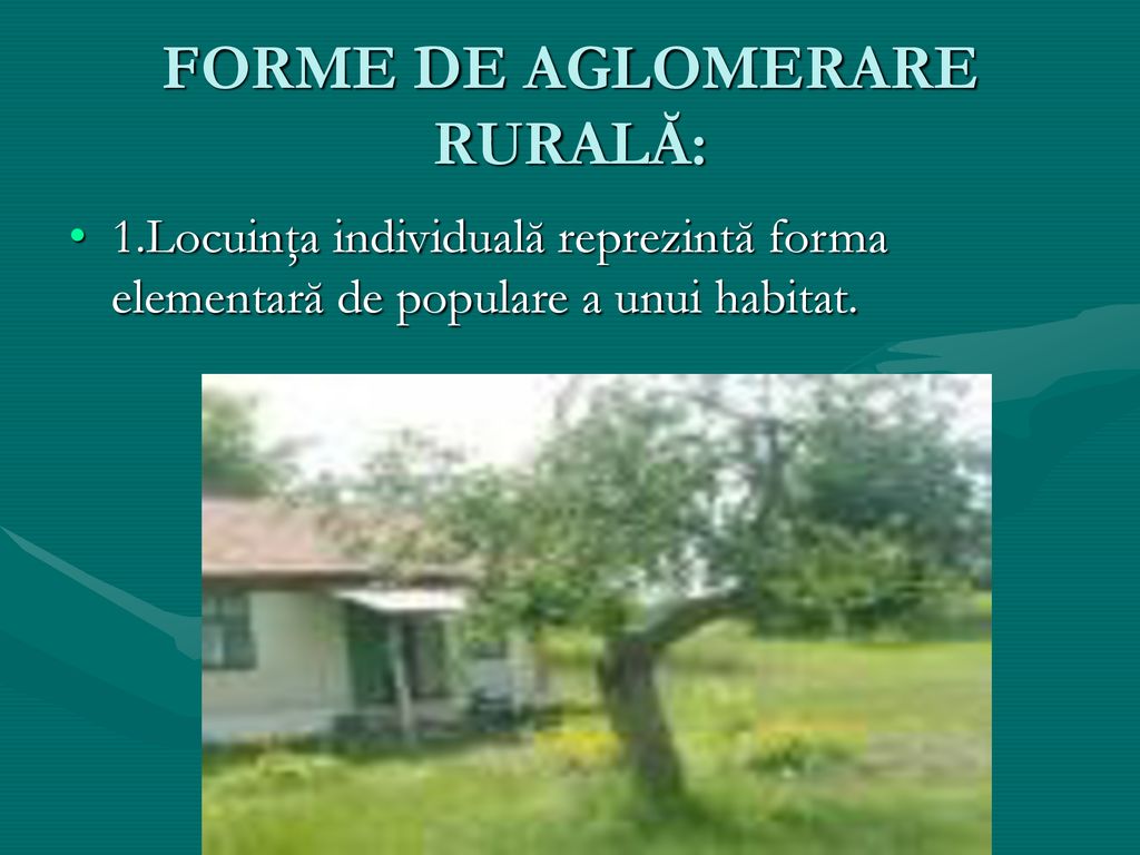 FORME DE AGLOMERARE UMANĂ - ppt download