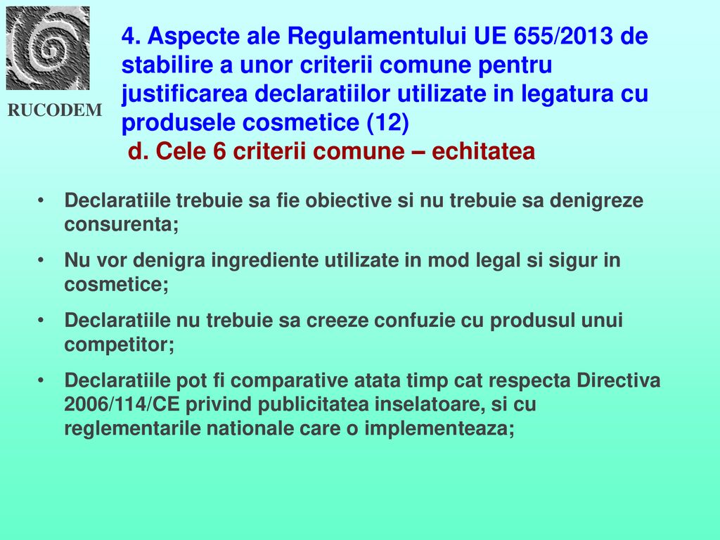 Noile Regulamente europene din domeniul produselor cosmetice - ppt download